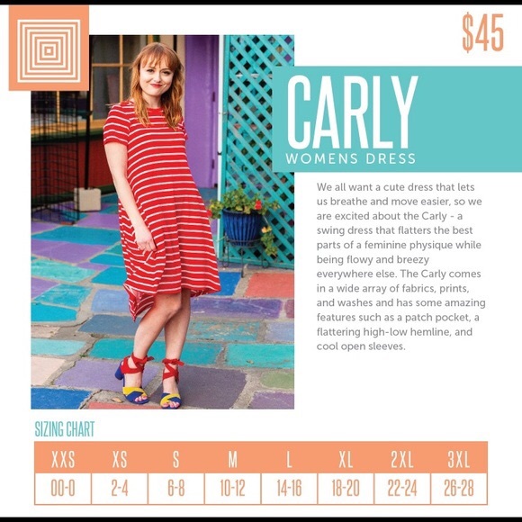 Luluroe yellow & gray striped Carly dress! - Picture 3 of 3